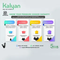 kalyan Classic 2 L Pressure Cooker image 5