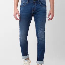 SPYKAR Men Blue Slim Fit Low-Rise Light Fade Jeans-picture-18
