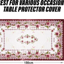kuber industries Self Design 4 Seater Table Cover image 3