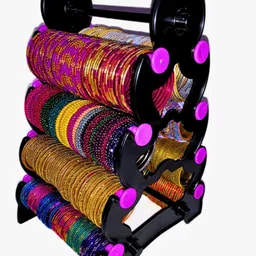 eramasher stoneware Bangle Stand | Jewellery Display Rack | Vanity Organizer Bangle stand Vanity Box-picture-33