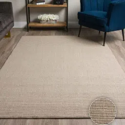 Taupe Wool & Jute Abstract 10' x 8' Hand Woven Carpet By Kaleen India-image-57