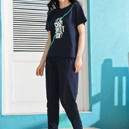 zeyo ZeyoPrinted Top With Trousers Co-Ords image 4