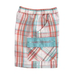 Soleilclo Boys Checked Cargo Shorts Technology-picture-57
