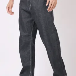zaysh Men Loose Fit Mid Rise Grey Jeans image 4