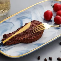 VERPHX Stainless Steel Butter Spreader Knife Breakfast Spreads Knives (Gold, 2 Pcs) Knife Sharpener image 4