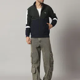 Yung Gun Mens Lightweight Sporty Striped Windcheater Jacket Striped Men Wind Cheater-picture-11