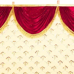 priyakant safawala 213 cm (7 ft) Door Blends Room Darkening Curtain Single Curtain image 4