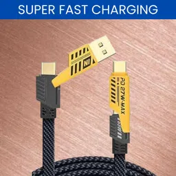 NANDGHER 4-in-1 Cable 1 m 4-in-1 Multi-Port Fast Charging, Data Sync Cable for Lightning, Type-C, USBD51-image-71