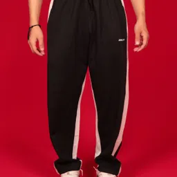 inject Men Colorblock Black Track Pants image 1