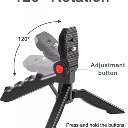 AMUSING Youtuber Accessories for Mobile with Light, Microphone,Tripod Stand Vlogging Kit Monopod Kit, Tripod Kit image 2