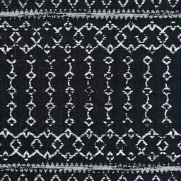 priyate Black Geometric Polypropylene 8 ft x 10 ft Machine Made Carpet image 2