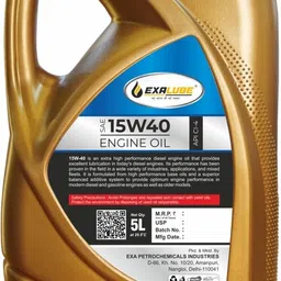exa lube New_Premium 5L SAE 15W40 API CI-4 For Commercial & Heavy Duty Engine Oil image 4