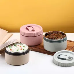 forsquare Thermal Stainless Steel 1 Compartment Leakproof Japanese Style Bento Lunch Box 1 Containers Lunch Box-picture-41