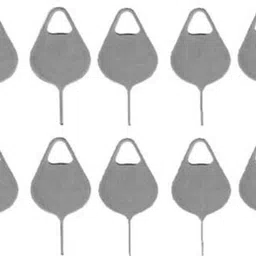 BBS PRO 10 pcs Mobile Sim Ejector pin Tools Tray Holder Opener Sim Adapter Sim Adapter (Steel) Sim Adapter-picture-32