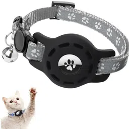 stoyobe Reflective Pet Collar With Bell For AirTag Tracker Silicone Protective Case - Cat Everyday Collar-picture-10