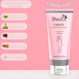 driddle V White Intimate Whitening Cream skin lightening cream private area Women Intimate Cream image 3