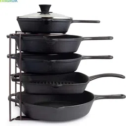 fangruik Utensil Kitchen Rack Kitchen Rack Stand For Pots And Utensils Iron image 1