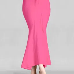 SCUBE DESIGNS Flared Saree Shapewear Baby Pink (XL) Lycra Blend Petticoat-picture-37