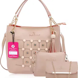 fiesto fashion Women Beige Messenger Bag - Mini-picture-15
