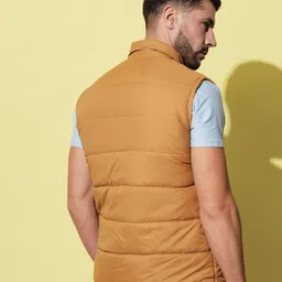 nysine Men Solid Bomber Jacket image 4