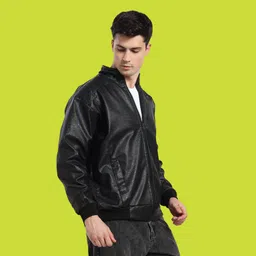 dorinoz Men Textured Casual Jacket image 3