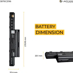 LAPCARE FWMVBK 6 6 Cell Laptop Battery image 2