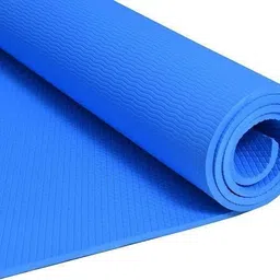 chetna sales Non-Slip Blue Yoga Mat - Extra Thick for Comfort and Stability 4 mm Yoga Mat-picture-26