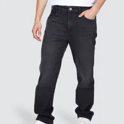 wrangler Men Straight Fit Mid Rise Black Jeans-picture-40