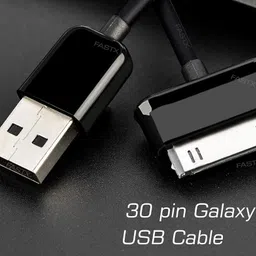 SANNO WORLD Magnetic Charging Cable 0.1 m USB to 30 pin Syncing & Charging Cable tab cable fast charging Cable image 2