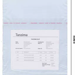 tanzima Plain Tamper Proof Courier Bag with document pouch Pod, 6X8 Inch, Security Bag-picture-32