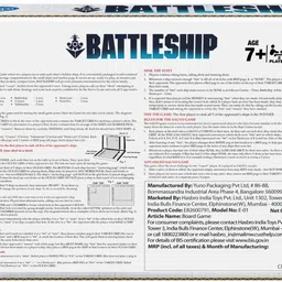 hasbro gaming Battleship Board Game Classic Strategy Game For Kids Ages 7 and Up, For 2 Players Strategy & War Board Game image 5