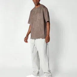 dockstreet Men Striped Grey Track Pants image 3