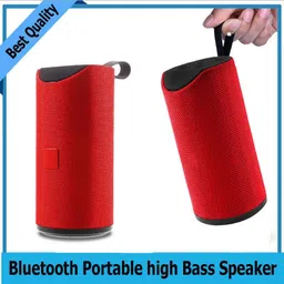 Techobucks Best Quality Super Deep 3D Bass Splashproof DJ Sound Wireless Portable Speaker TF/FM/AUX/Bluetooth Support 10 W Bluetooth Speaker image 5
