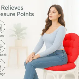 daddy cool Microfibre Cushion Pack of 2 Solid Round Velvet Cushion 16x16 Inch image 5