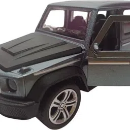 vermas Car Toy SUV Model with Light & Sound | Pull Back Action image 4