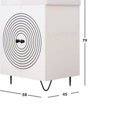 montage Wash Basin Vanity with Ceramic Washbasin Sink | Water Resistant Bathroom Cabinet 4mm Grooves Round Design Under Counter Basin image 5