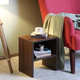 crystal furnitech Mercury Bedside Table in Walnut Finish-picture-38