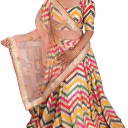 anavi fab fashion Embroidered Stitched Lehenga Choli-picture-39
