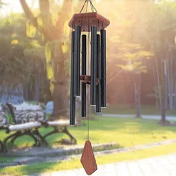 decotrick Steel, Aluminium, Wood Windchime-picture-20