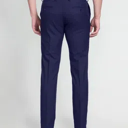 ardlor Men Regular Fit Blue Cotton Blend Trousers image 2