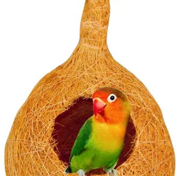 zenrise Set of 2 sphere shape Coir Bird nest Bird House image 2