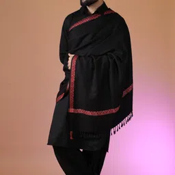 SHIFNEEN Acrylic Self Design Men Shawl image 2