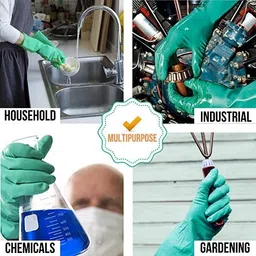 etshandpro Reusable Chemical Nitrile Safety Gloves image 2