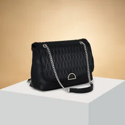 forever glam by pantaloons Women Black Messenger Bag-picture-25