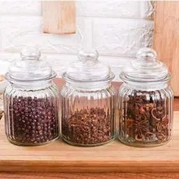 urva fashion Glass Grocery Container - 350-picture-17