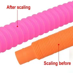 libra Fidget Pop Tube Toys for Kids and Adults, Pack Of 12 Multi Color Pipe Sensory Tools for Stress and Anxiety Relief, Cool Bendable Multi-Color Stimming Toys Great as Gift, Party Favors, and Prizes for Fidgeters image 3