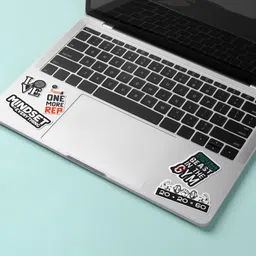 stickloop 6 cm Premium Matte GYM & Fittness Stickers Reusable Sticker image 2