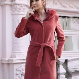 plagg Wool Solid Coat For Women image 4