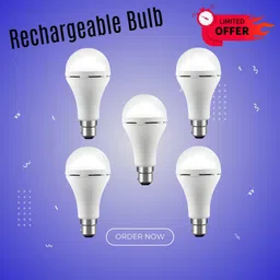 sacro Rechargeable Emergency Bulb 12W Inverter Rechargebale Emergency Bulb_Pack_5 D378 3 hrs Bulb Emergency Light-picture-11