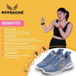 Bersache Sneaker,Casual With Extra Comfort Sneakers Sneakers For Women image 2